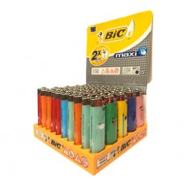 Bic Maxi J26 Flint Decor Refillable Lighter Smokers